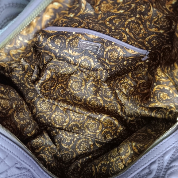 ​💜 RARE GIANNI VERSACE Vanitas Limited Edition Quilted Barocco Bag - PURPLE 💜 - Picture 15 of 17